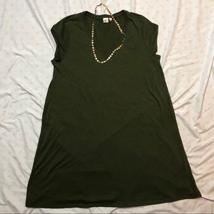 Gap T-Shirt Swing Dress with Cap Sleeves